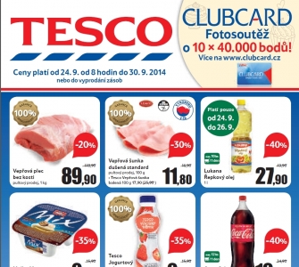 Tesco Bohunice 24.9. až 30.9. 2014 